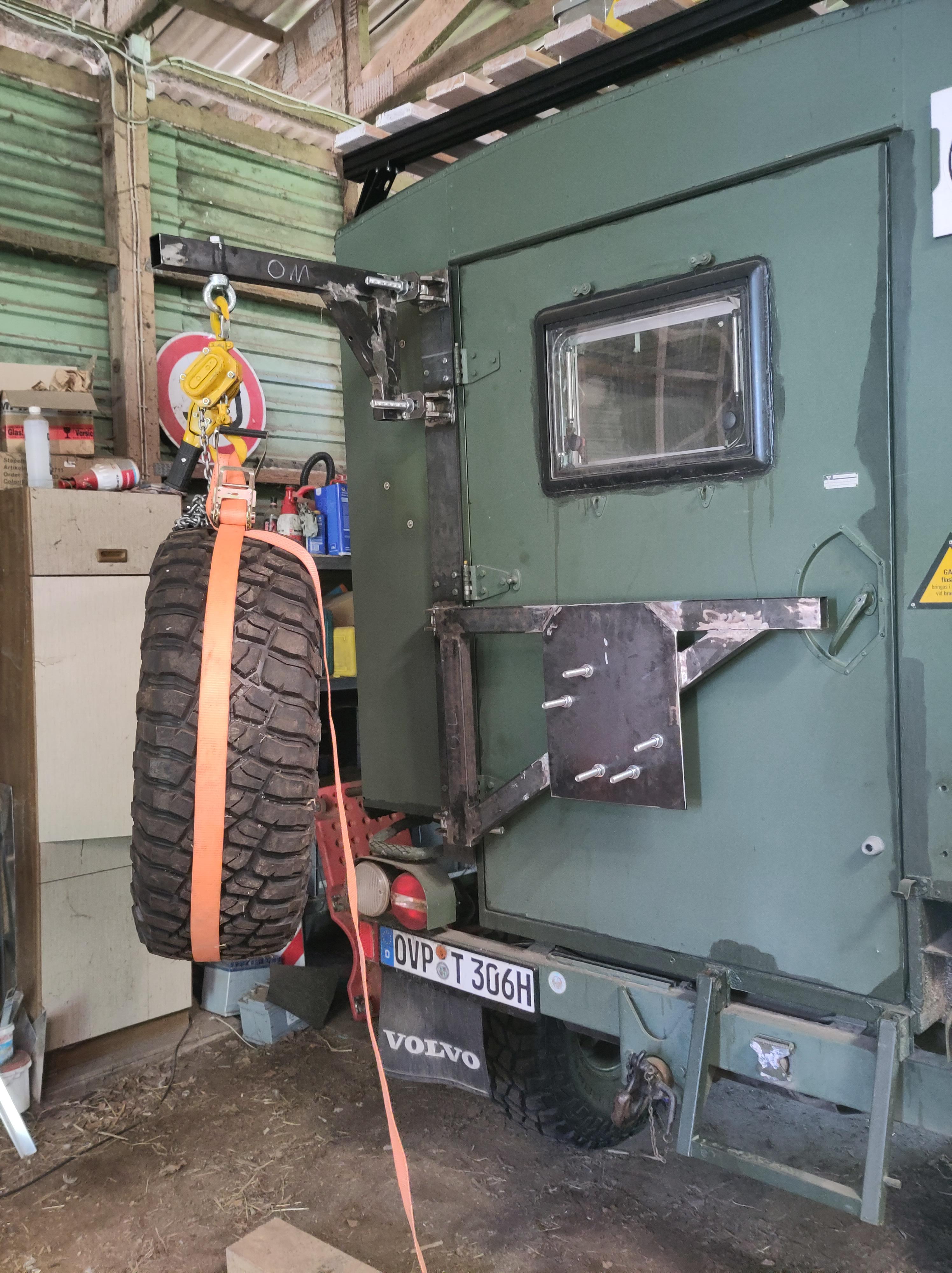 Ersatzrad träger test