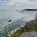 Foto der Niagara Fälle, genauer des Horseshoe Falls