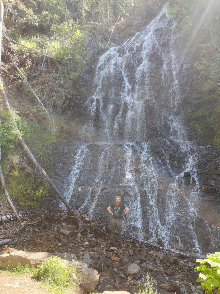 Wasserfall und CHris