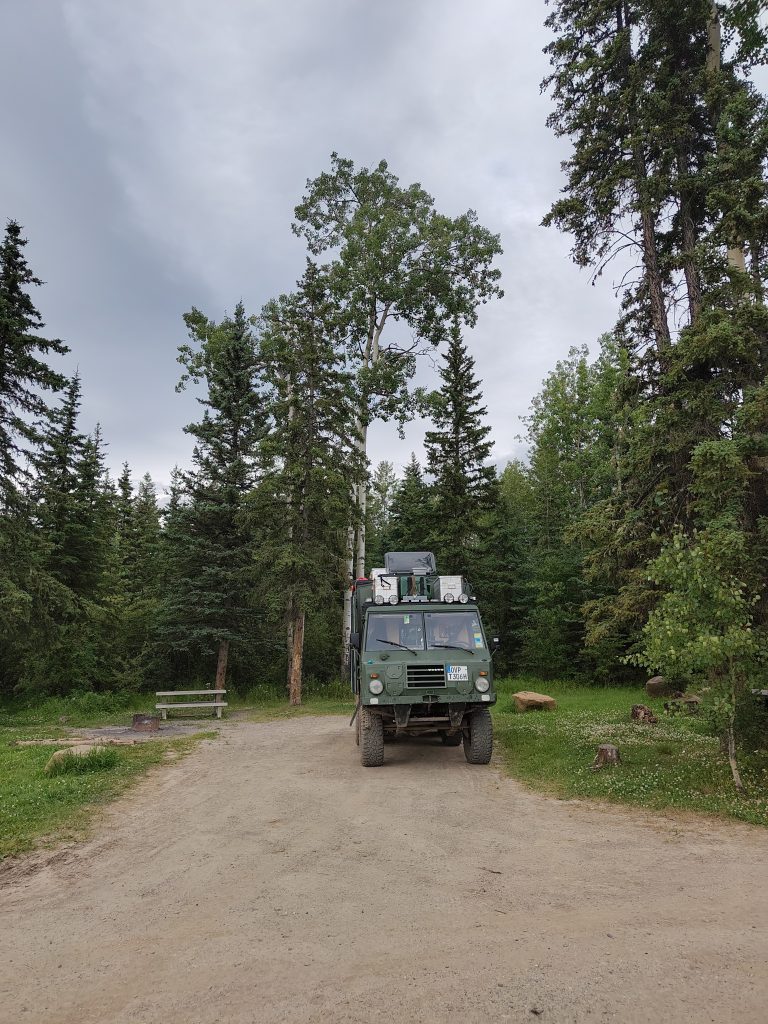 volvo auf recreation site campingplatz